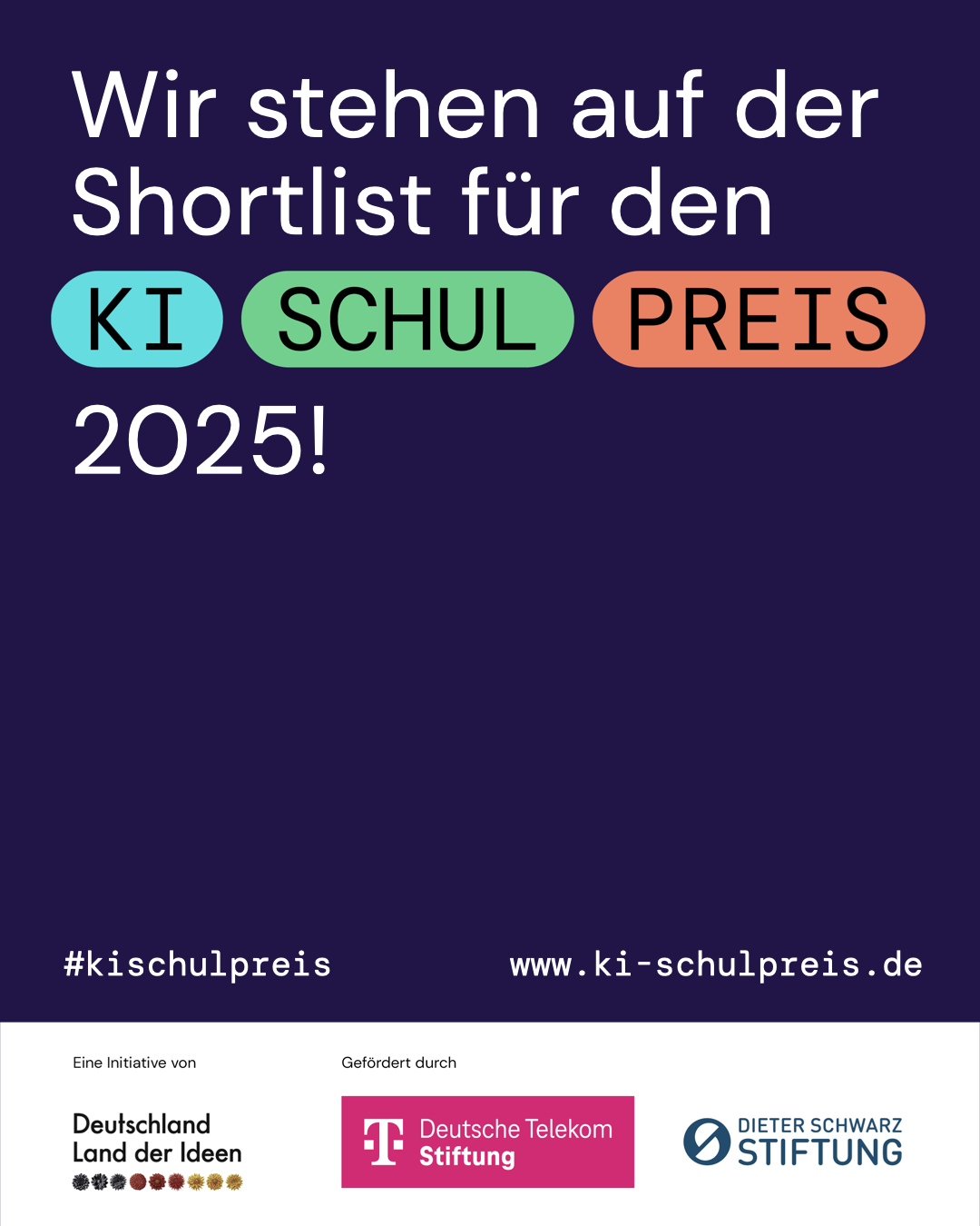 Shortlist KI-Schulpreis 2025