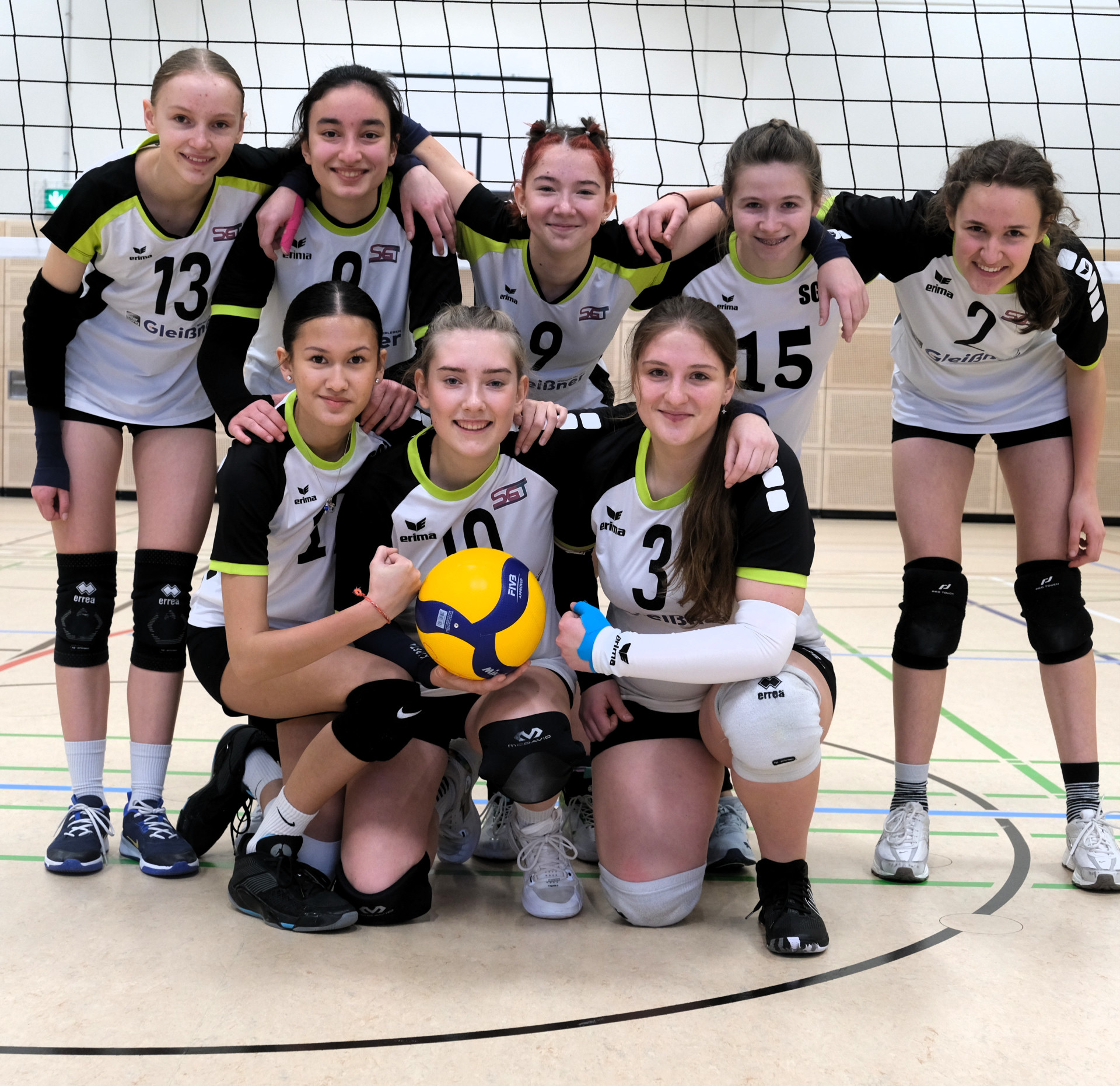 U18-Volleyball-Mannschaft des SGT