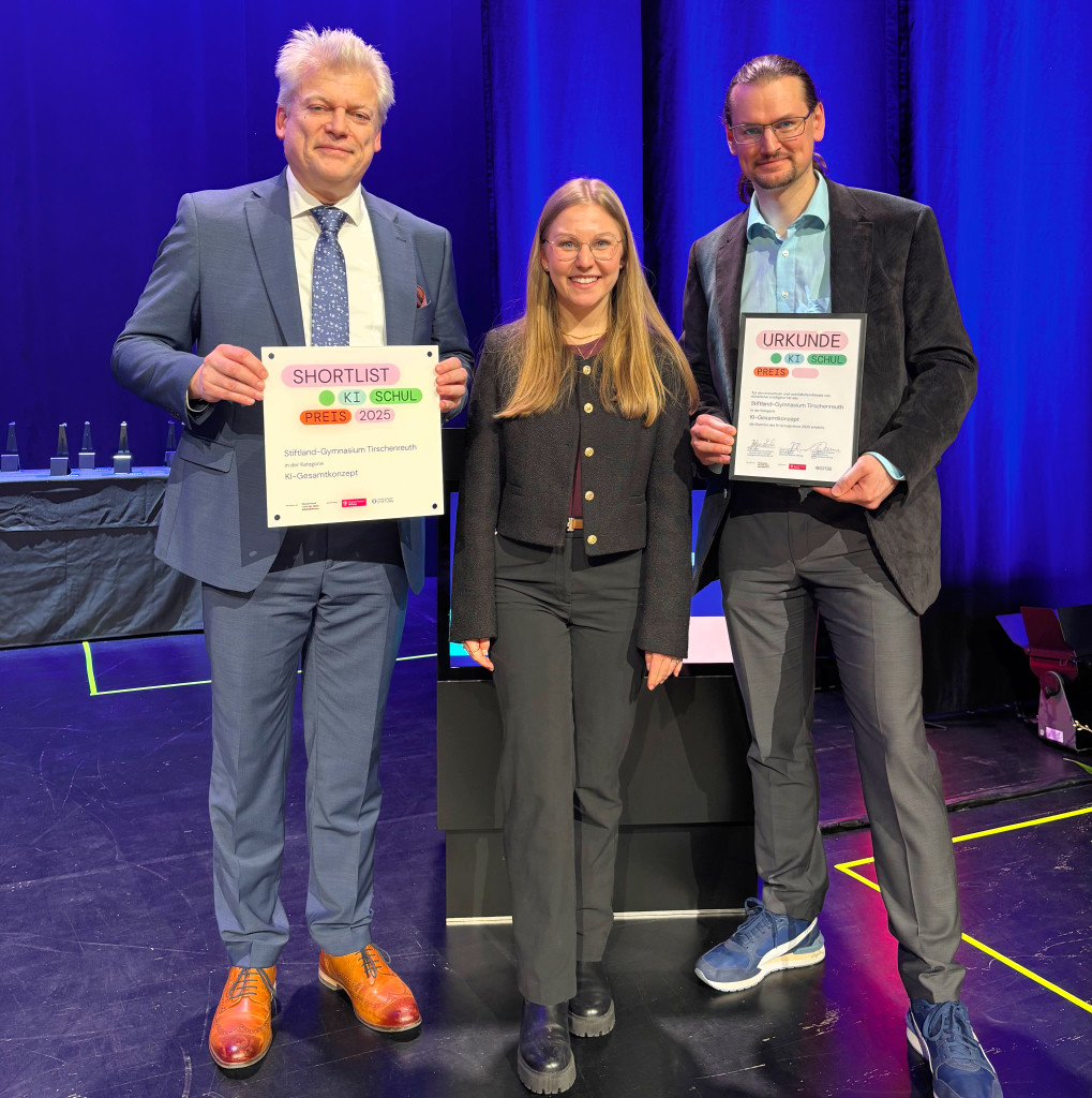 Ehrung bei Deutschem KI-Schulpreis 2025