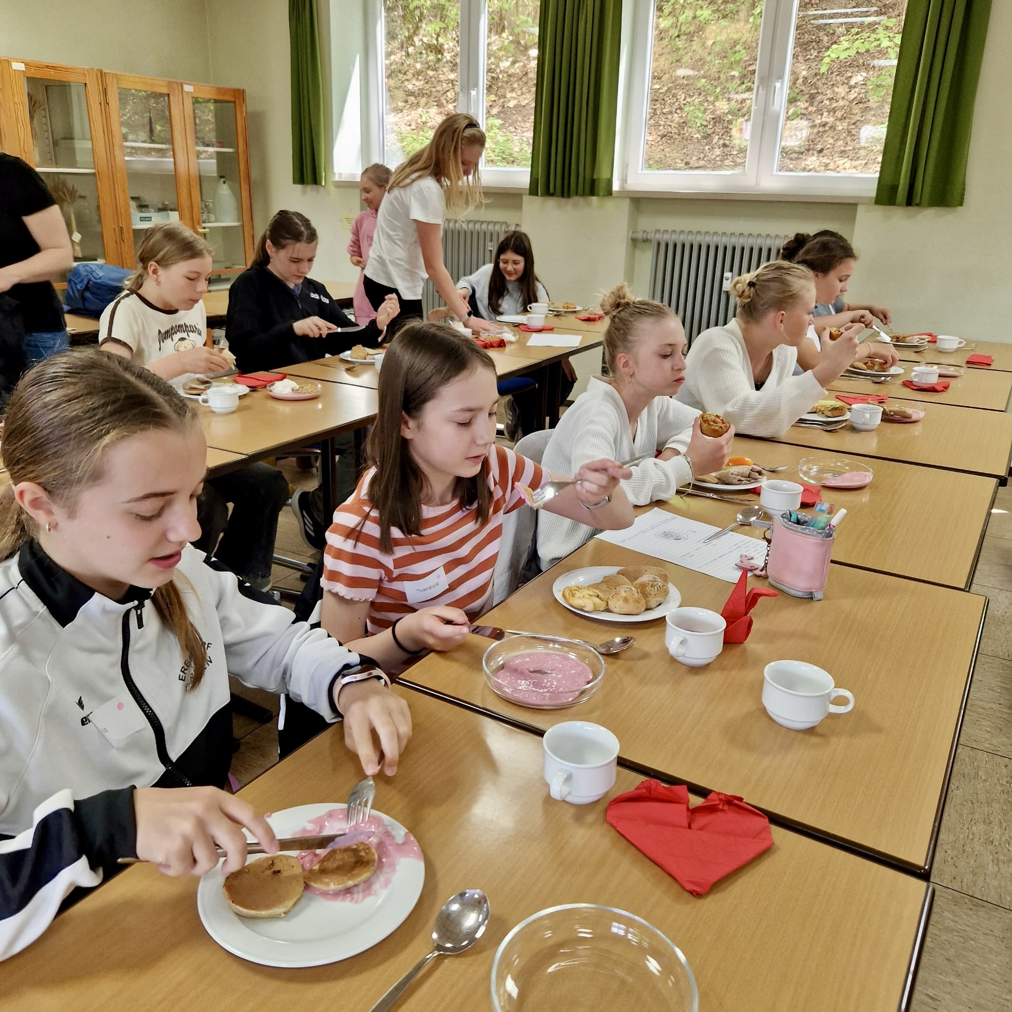Schulküche 2026 - gemeinsames Mittagessen