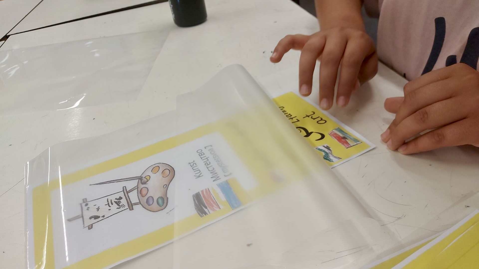 Deutschklasse: Projekt Piktogramme - Arbeitsvorgang