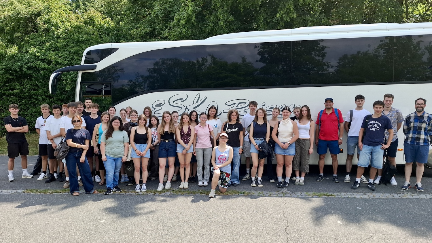 Exkursion der Geografiekurse (Q12) nach Bayreuth