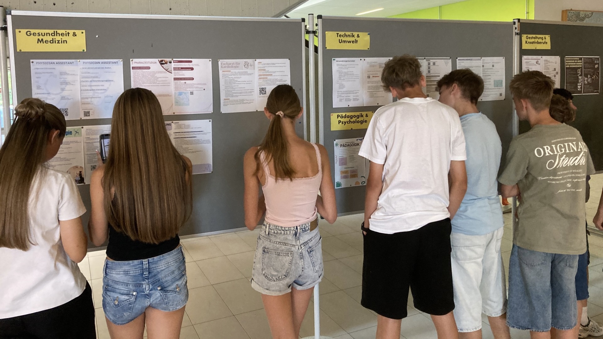 Projekt der 11b zur Berufsorientierung