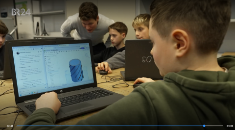 Bayerischer Rundfunk berichtet über Kombination von KI und 3d-Druck am SGT
