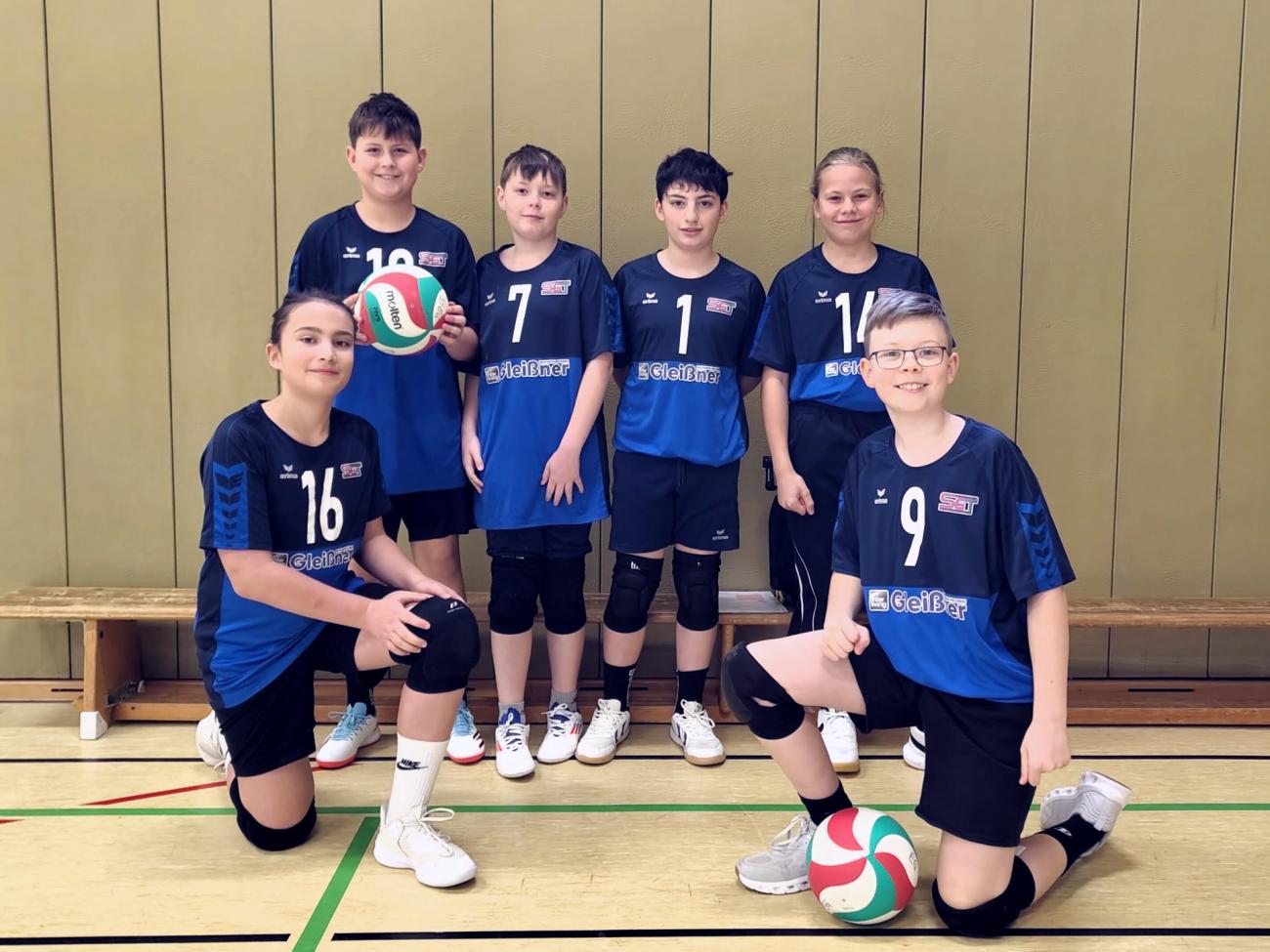 Volleyball-Bezirksmeisterschaft 2026 WKIV Jungen Gruppenbild