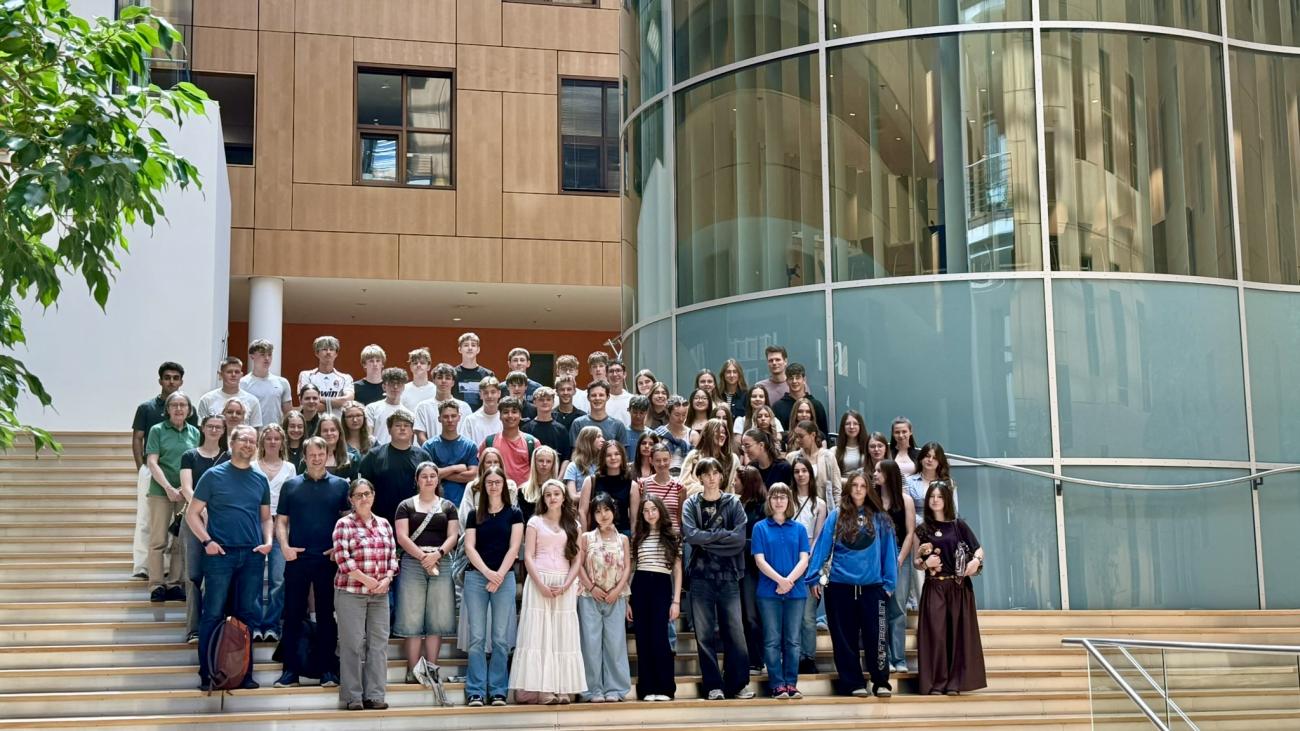 Berlinfahrt - Gruppenfoto Bundestag