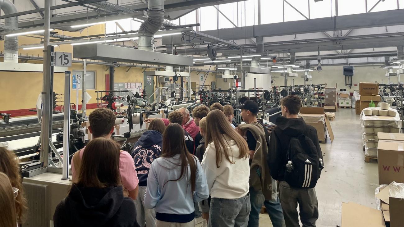 Besuch der Tuchfabrik Mehler im Schuljahr 2025/2026