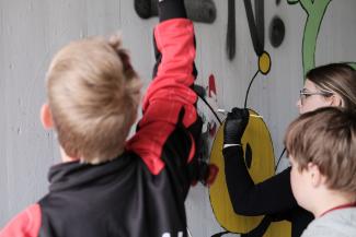 Projekttag 2026 - Ausbesserungsarbeiten an der Unterführung: Detailarbeit