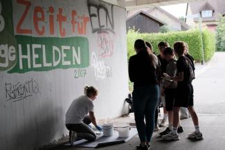 Projekttag 2026 - Ausbesserungsarbeiten an der Unterführung